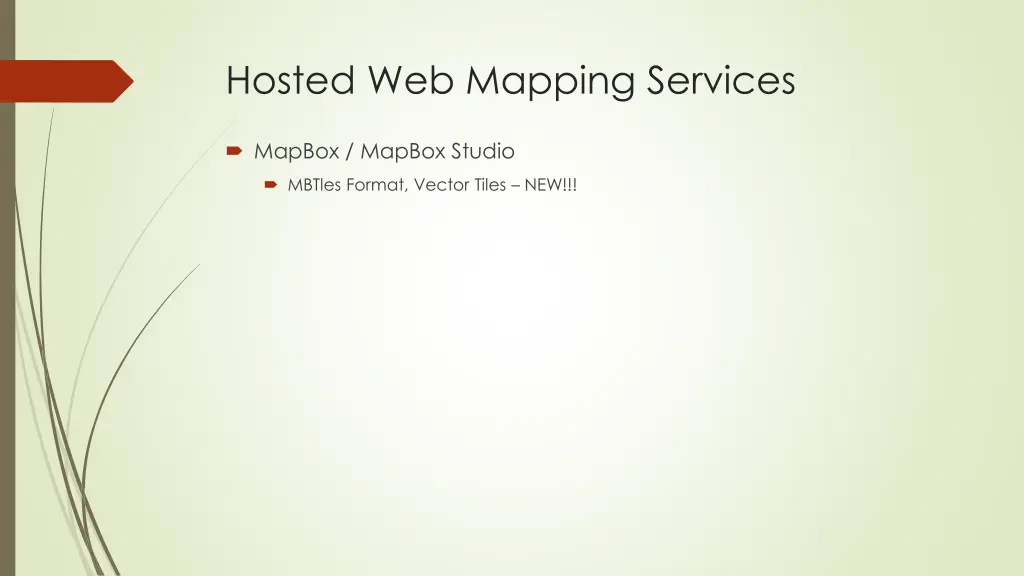 hosted web mapping services