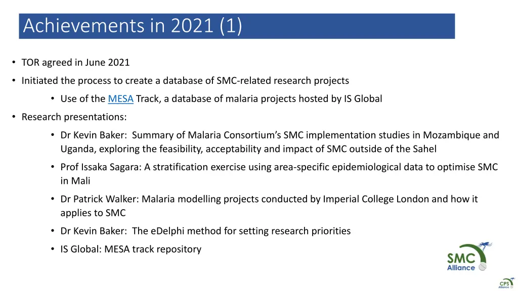 achievements in 2021 1