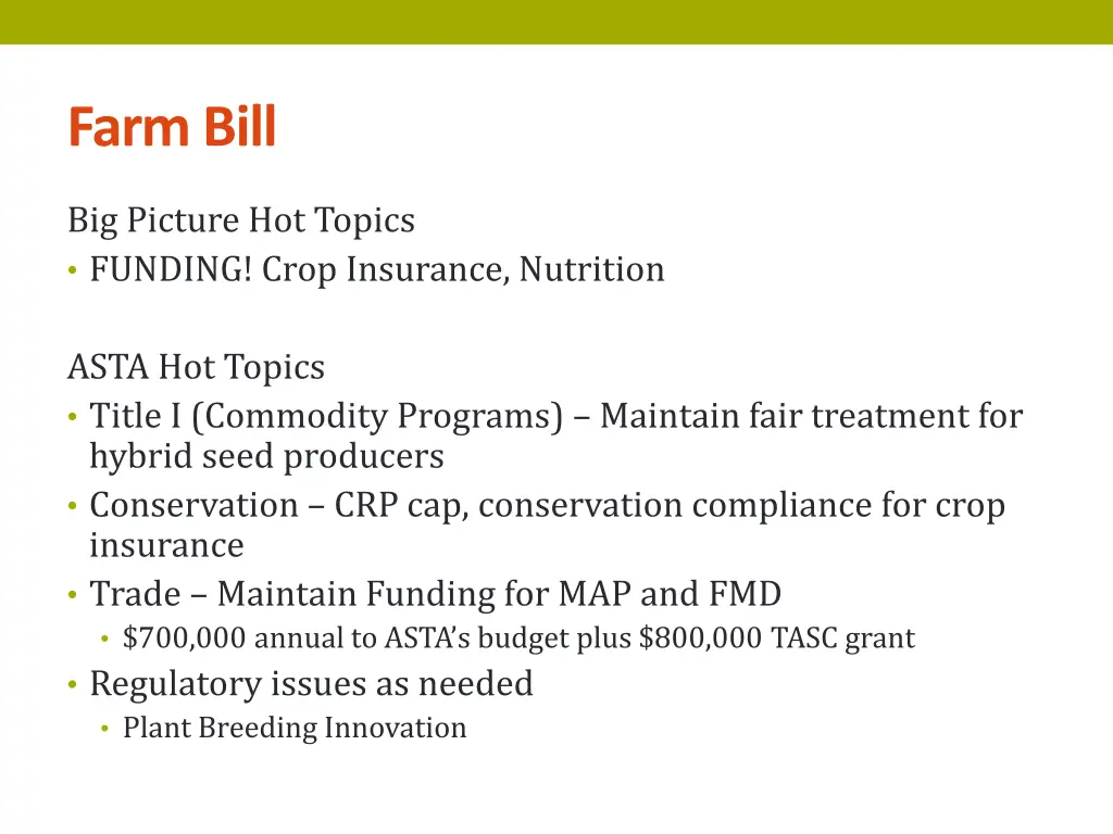 farm bill