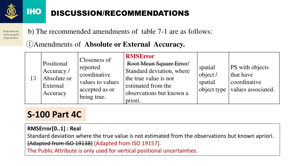 discussion recommendations