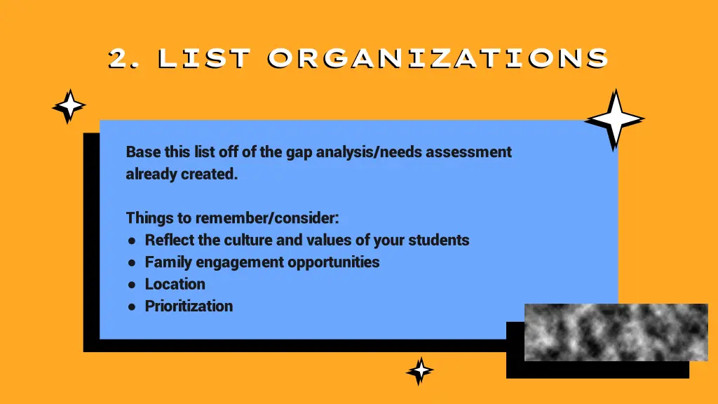2 list organizations