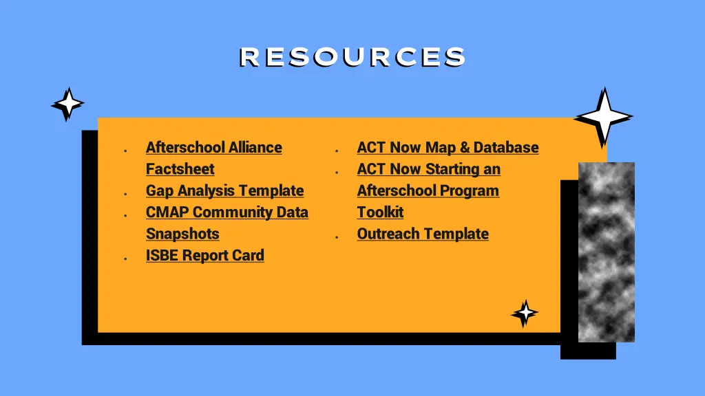 resources