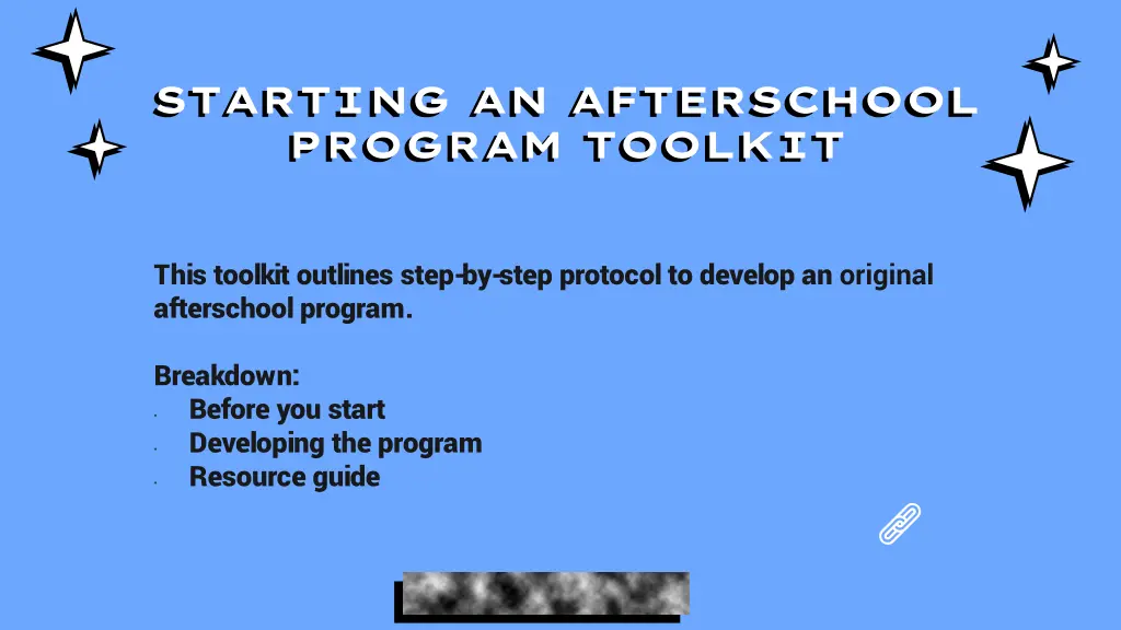starting an afterschool program toolkit