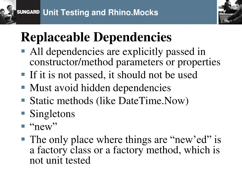 unit testing and rhino mocks 12