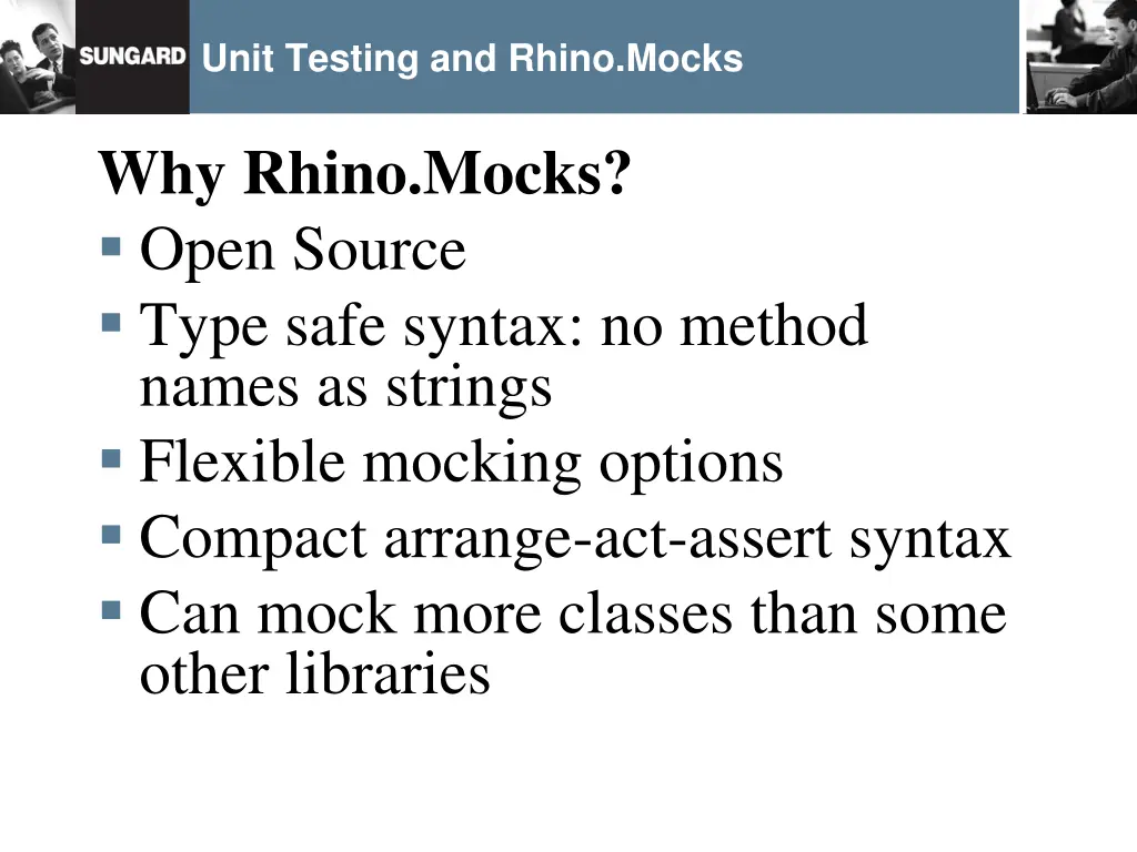 unit testing and rhino mocks 16