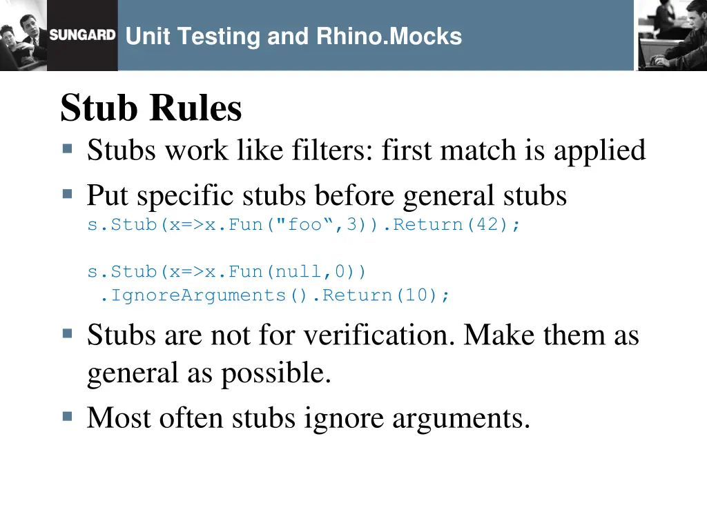 unit testing and rhino mocks 26
