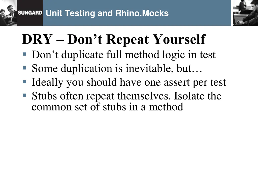 unit testing and rhino mocks 28