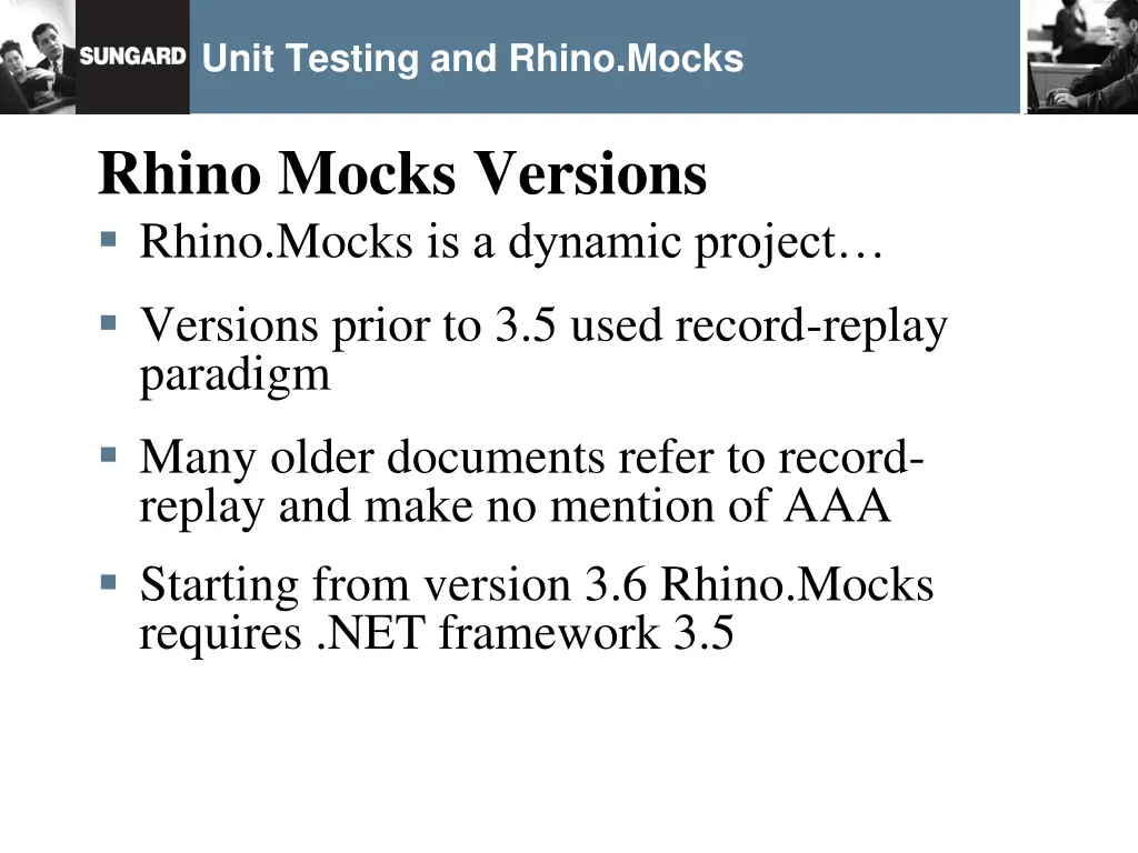 unit testing and rhino mocks 32