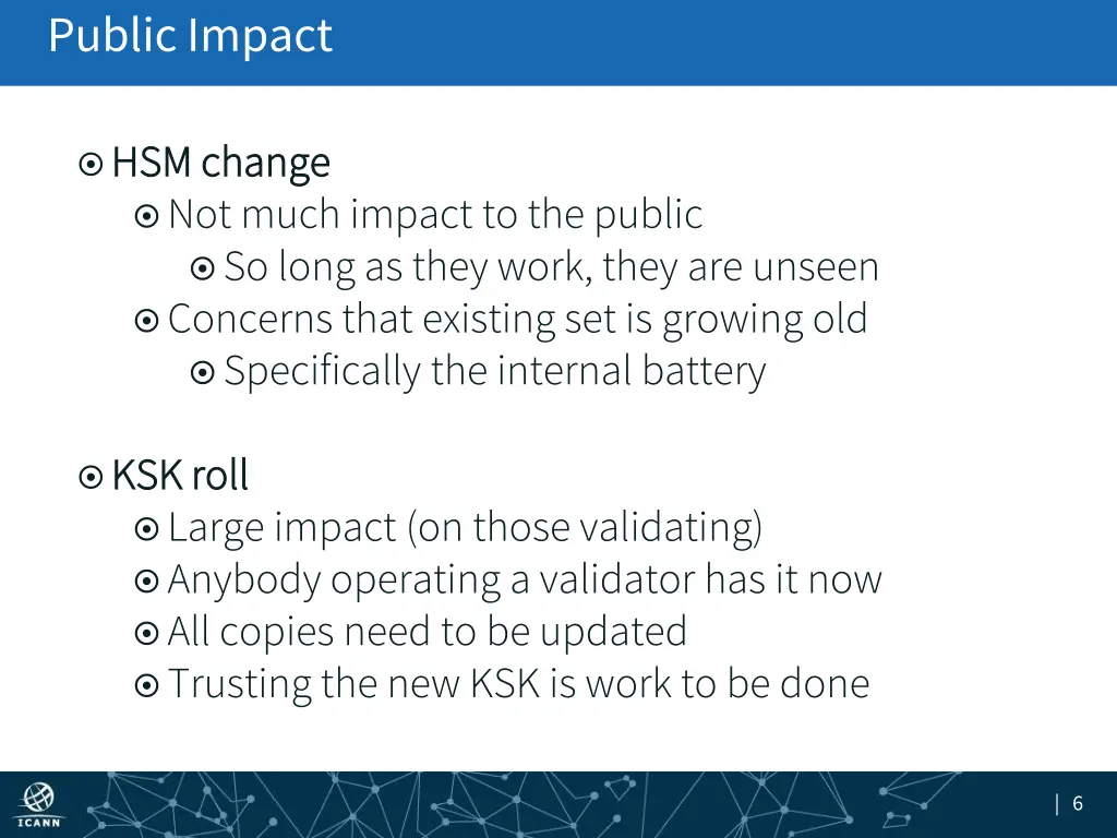 public impact