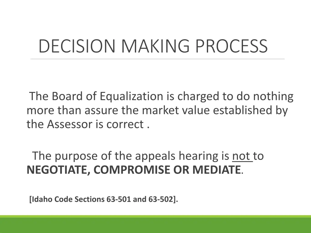 decision making process
