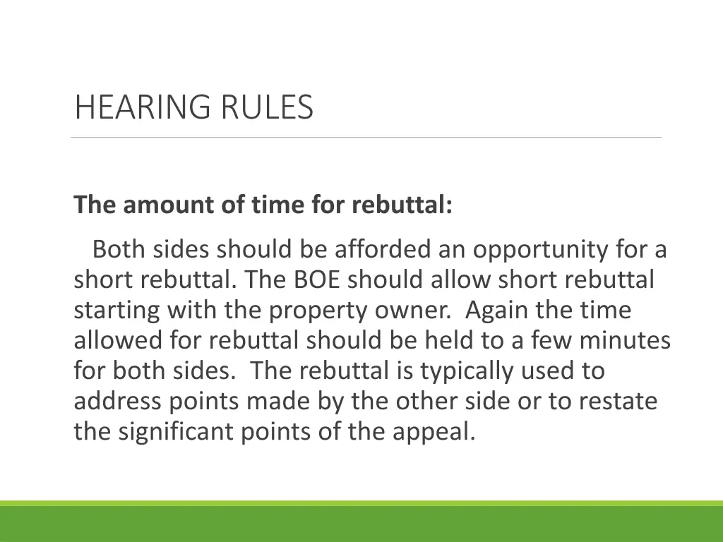 hearing rules 4