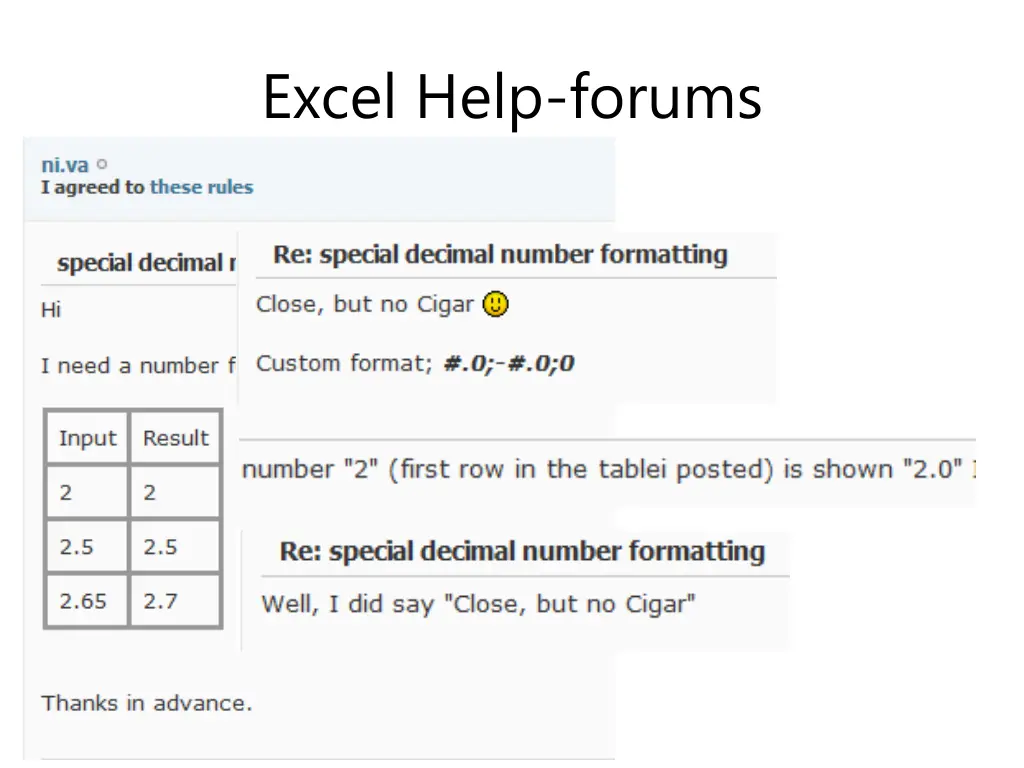 excel help forums