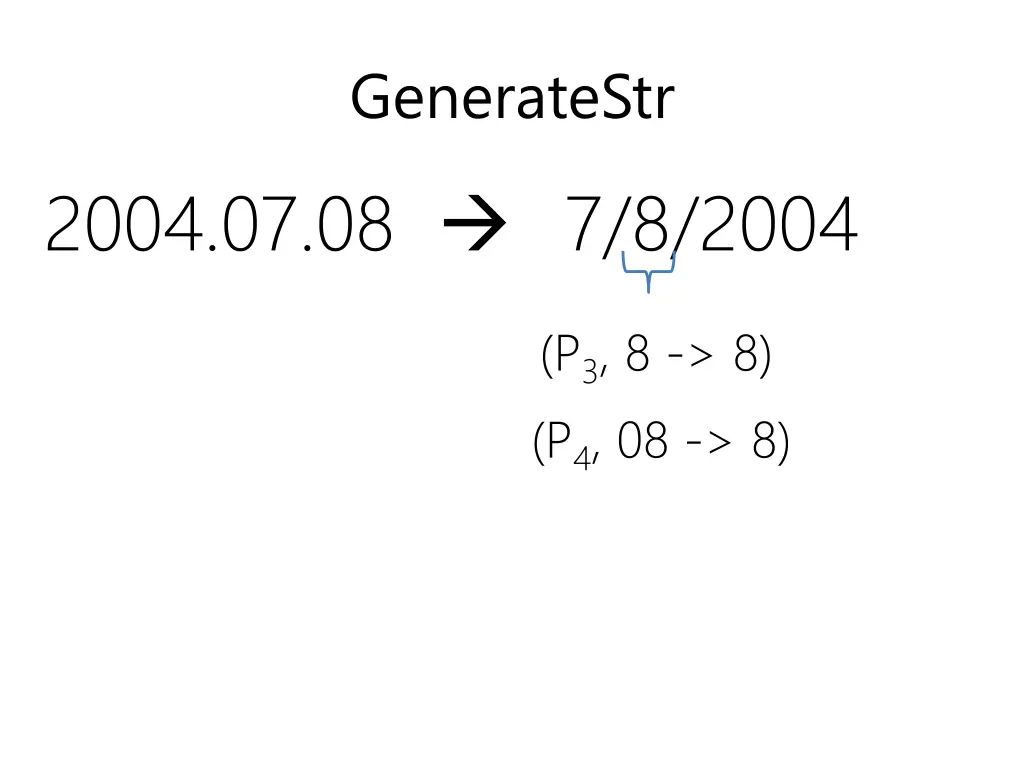 generatestr 4