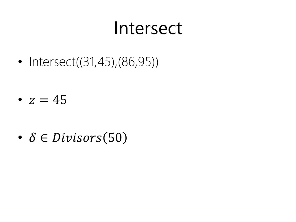 intersect 3