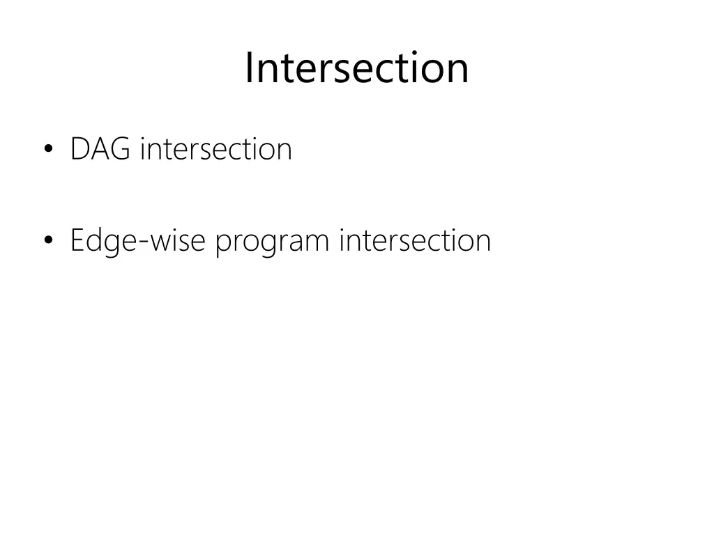intersection