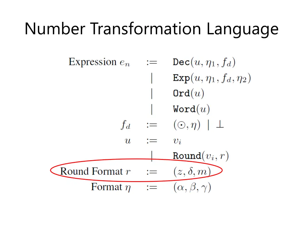 number transformation language 2
