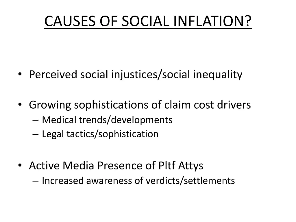 causes of social inflation 2