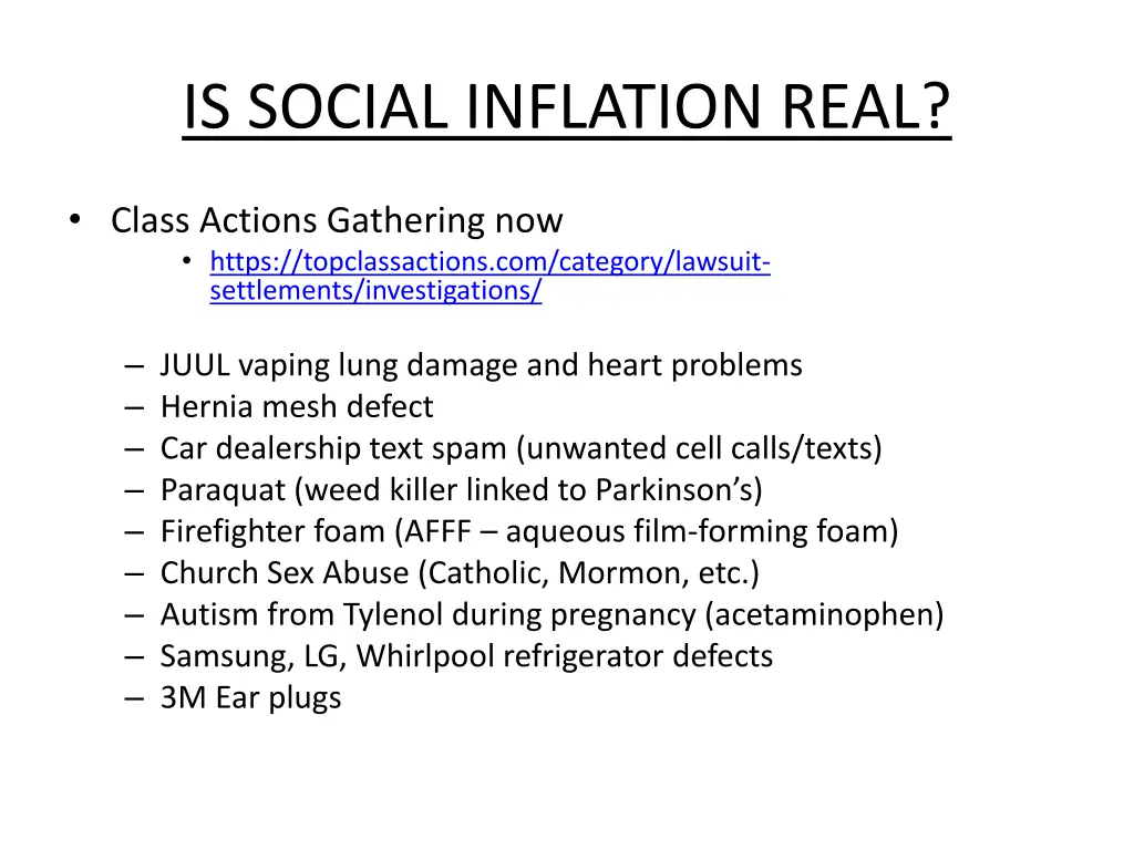 is social inflation real 2