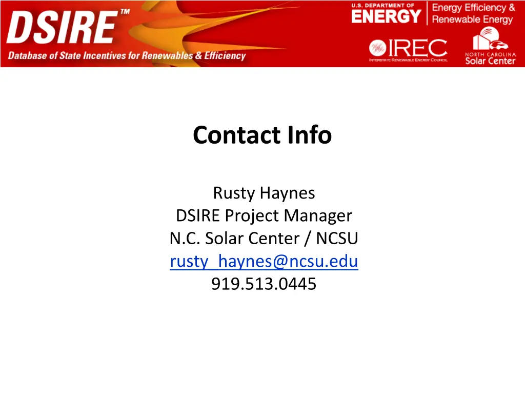contact info