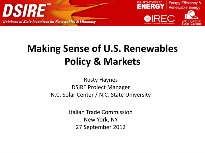 making sense of u s renewables policy markets