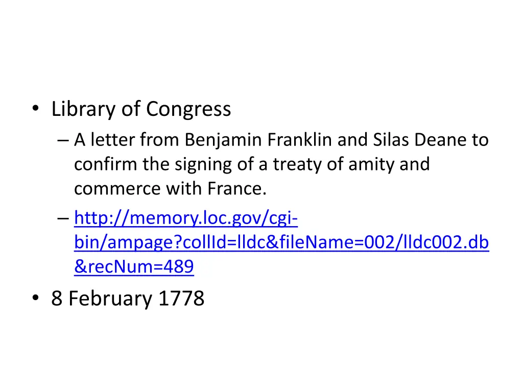 library of congress a letter from benjamin