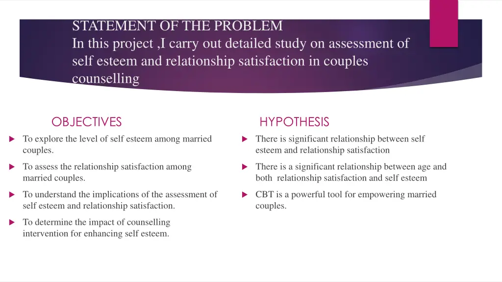 statement of the problem in this project i carry