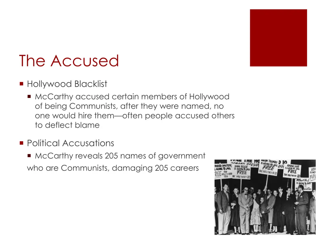 the accused
