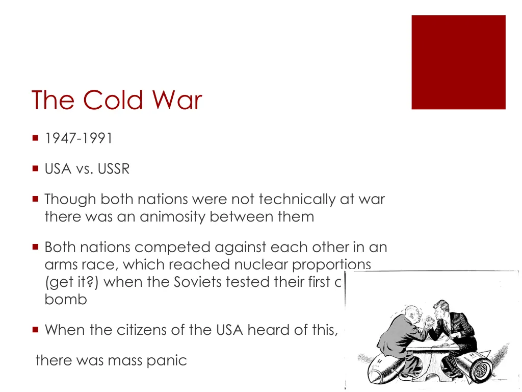 the cold war