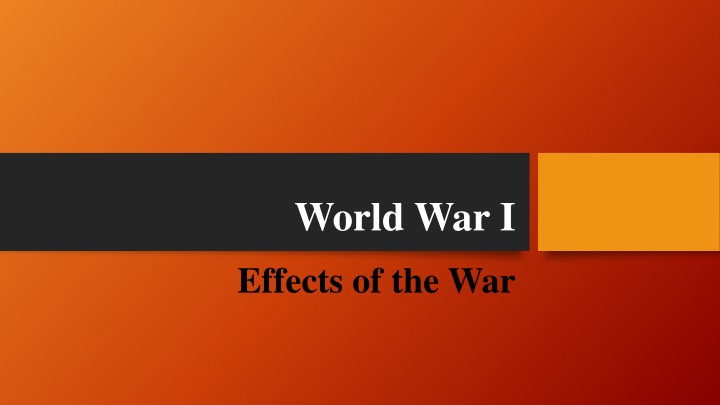 world war i