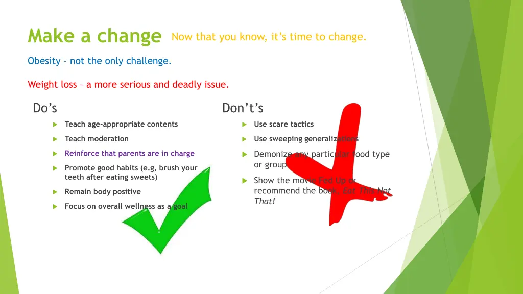 make a change now that you know it s time
