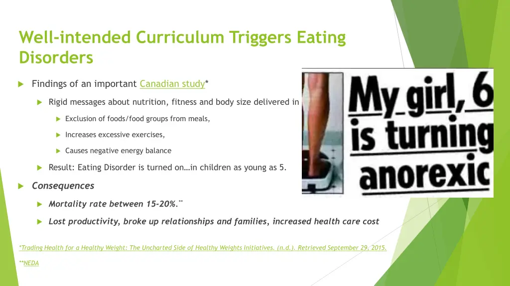 well intended curriculum triggers eating disorders