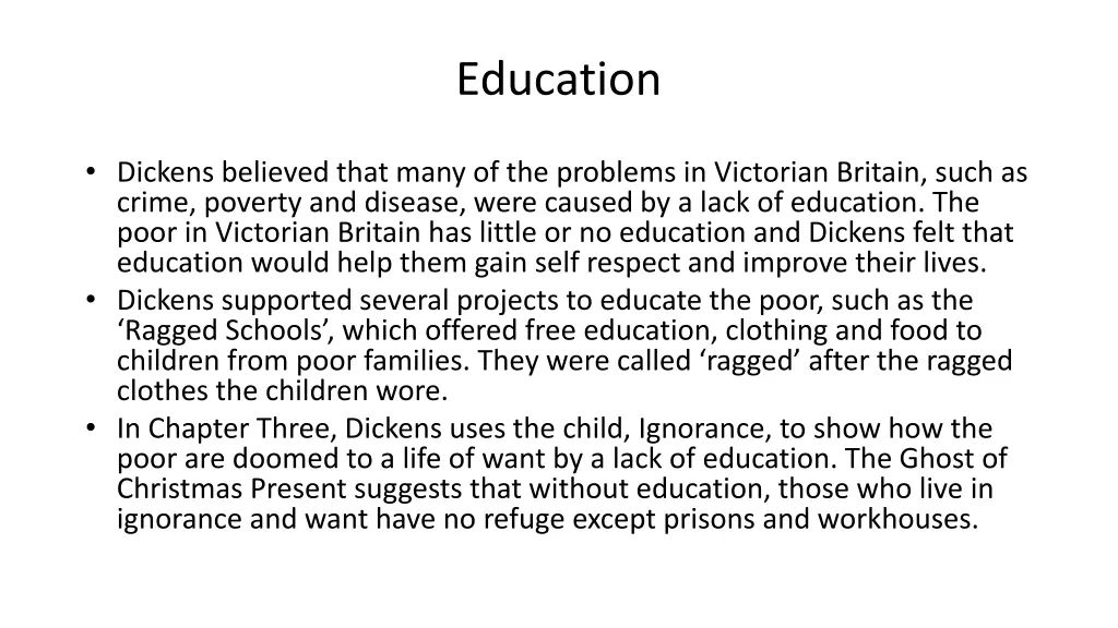 education