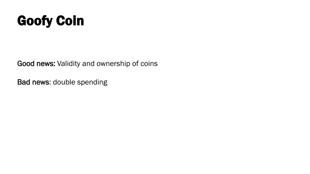 goofy coin goofy coin