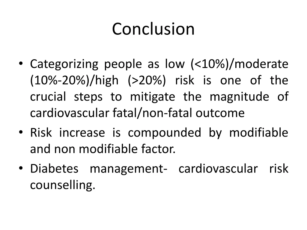 conclusion