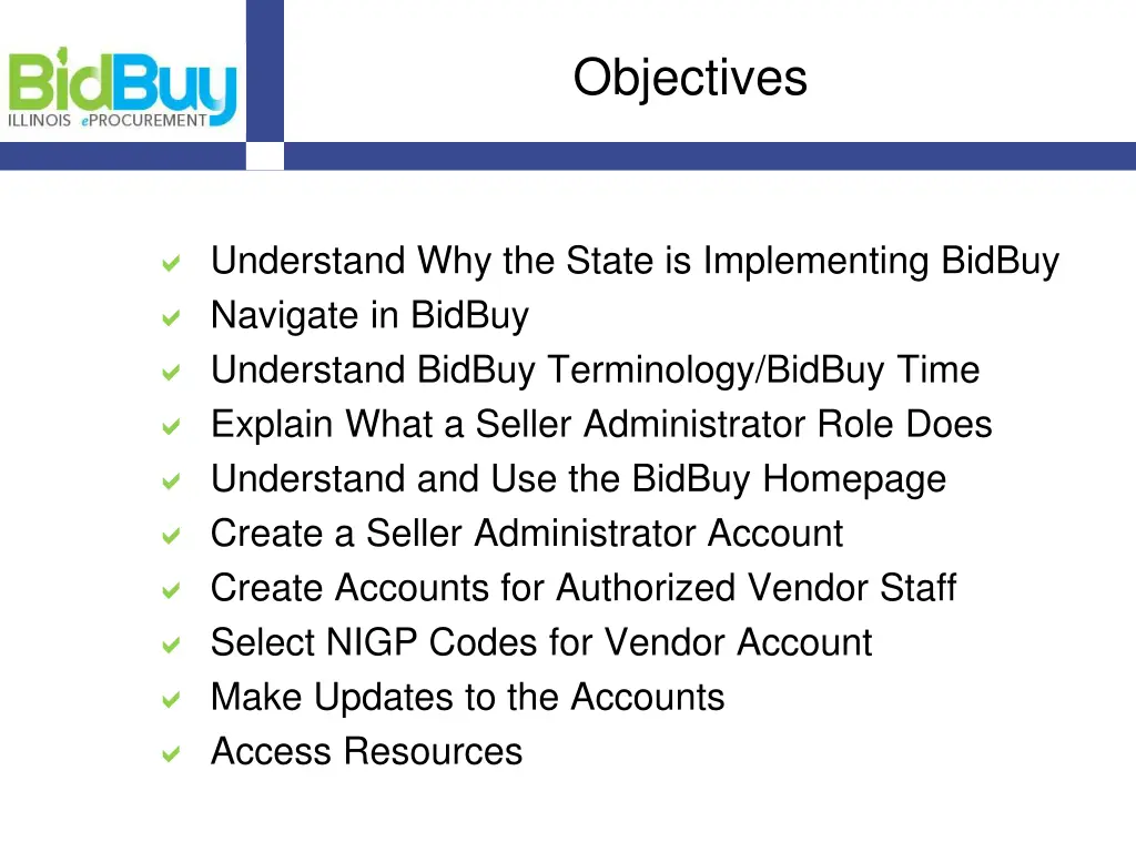 objectives