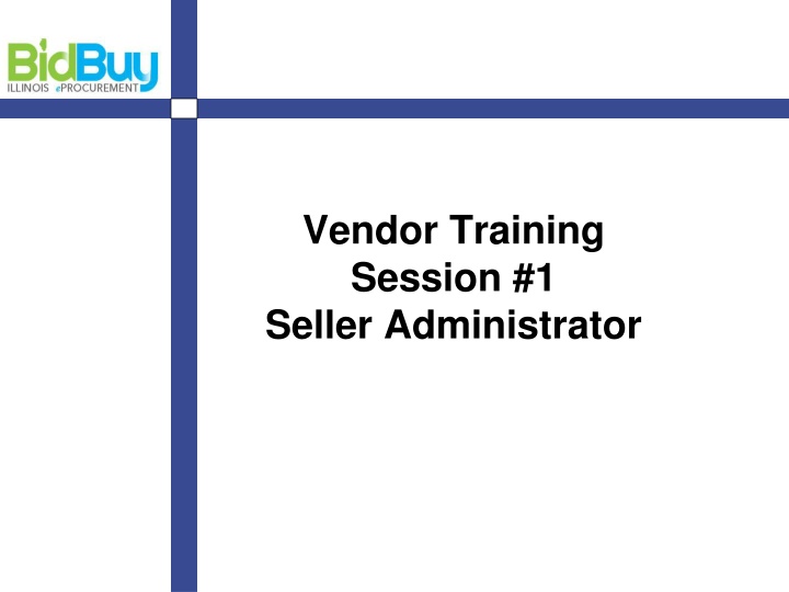 vendor training session 1 seller administrator