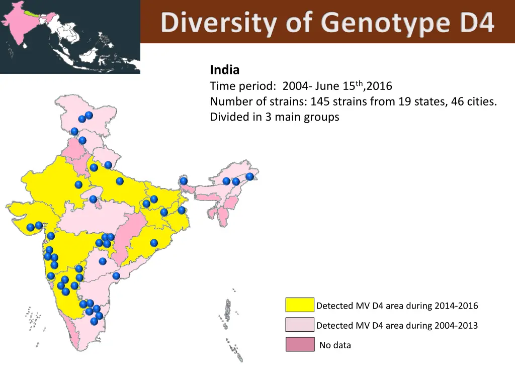 diversity of genotype d4 1