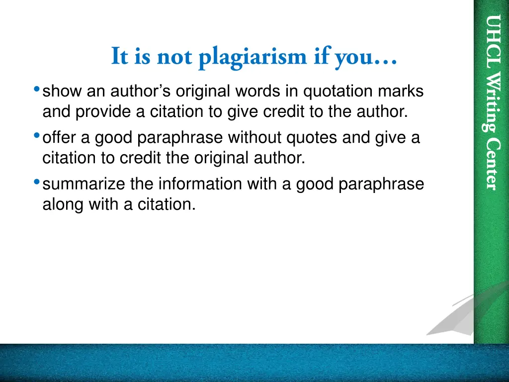 show an author s original words in quotation
