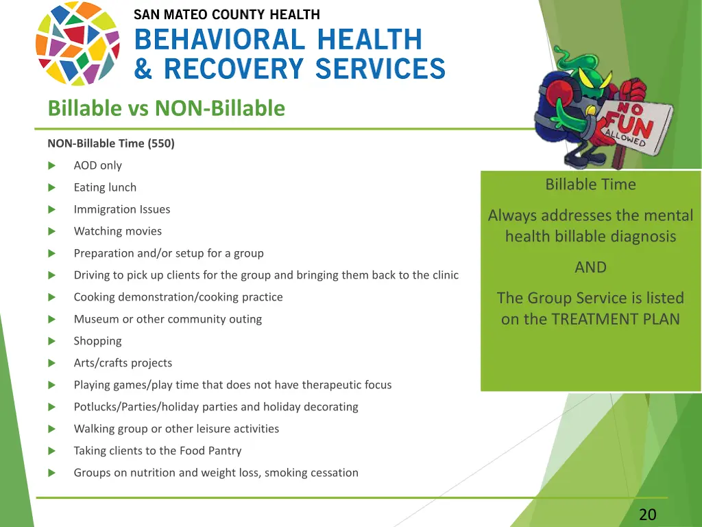 billable vs non billable