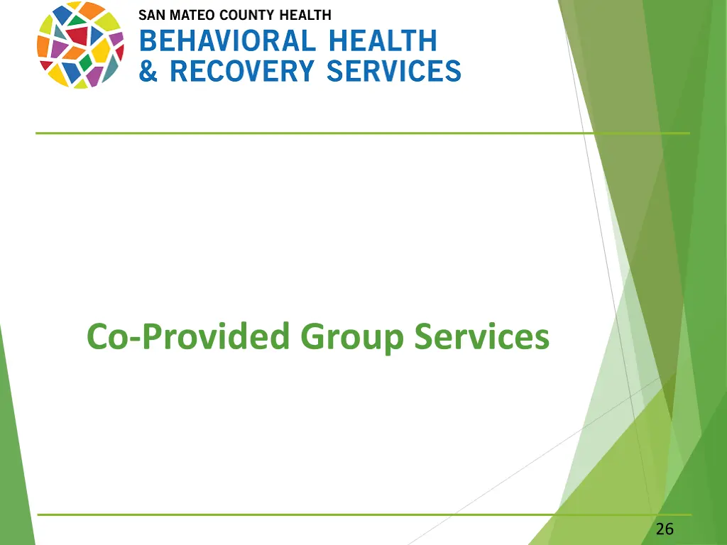 co provided group services