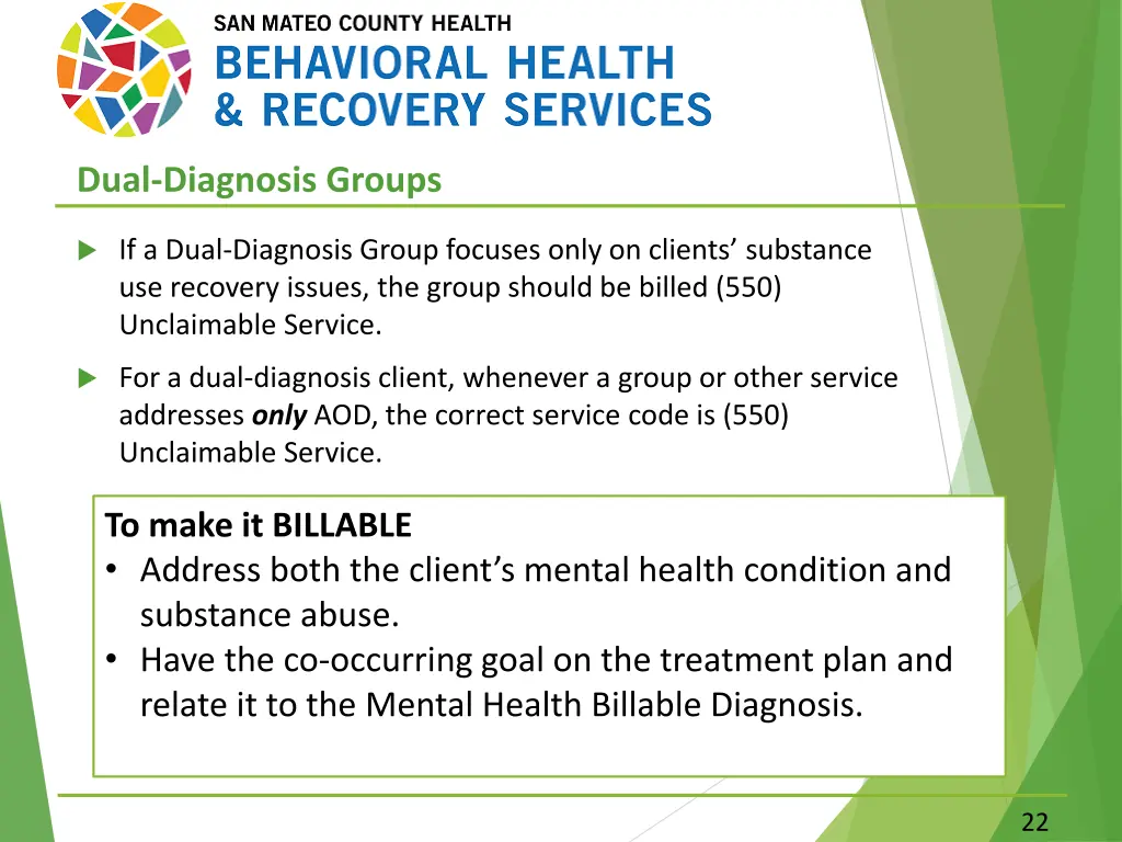 dual diagnosis groups