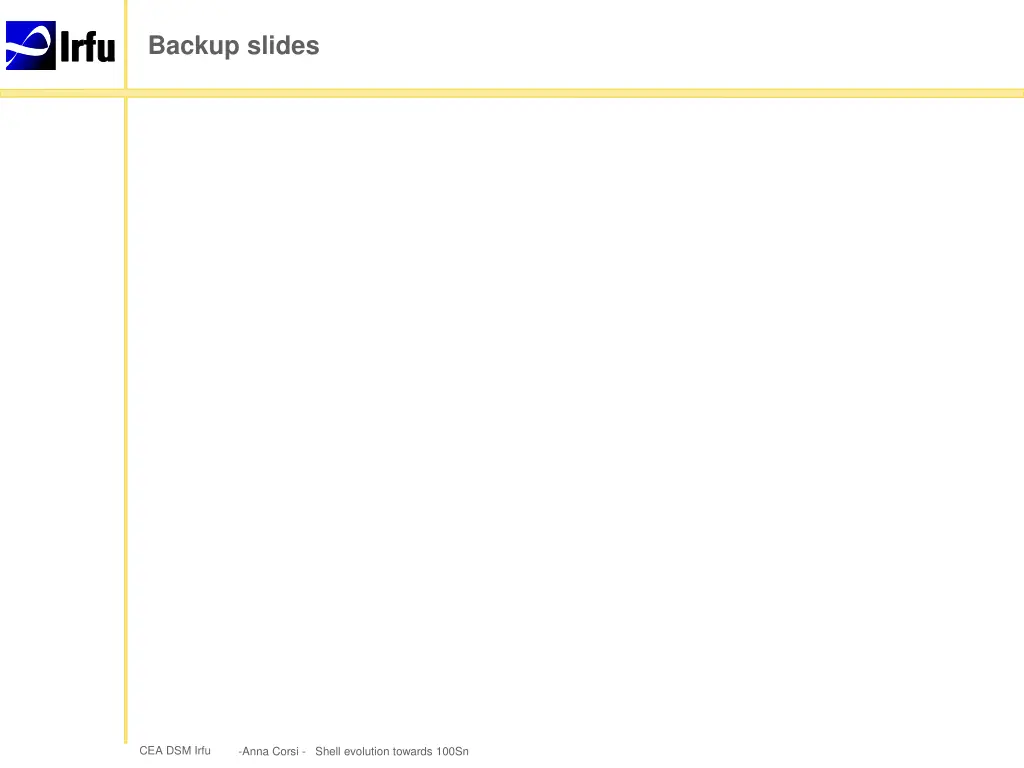 backup slides