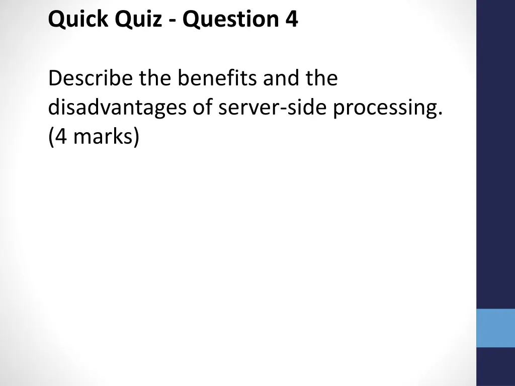 quick quiz question 4