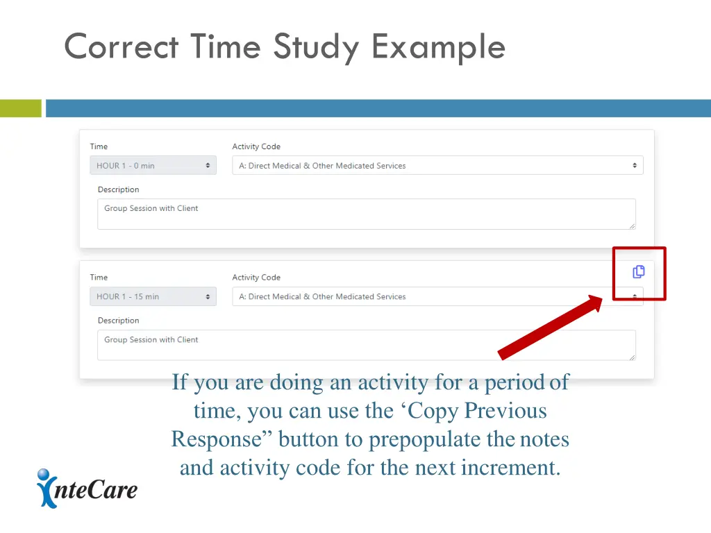 correct time study example