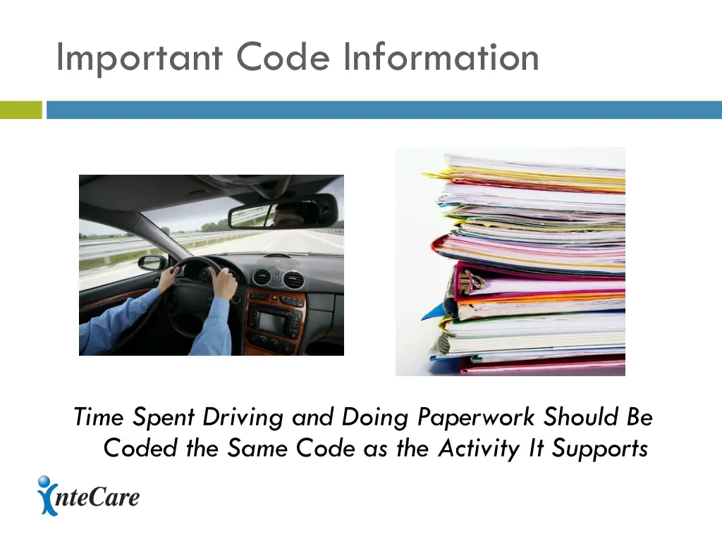 important code information