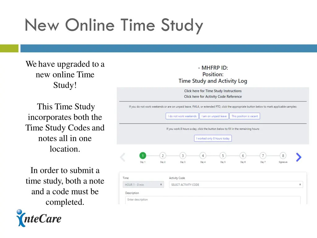 new online time study