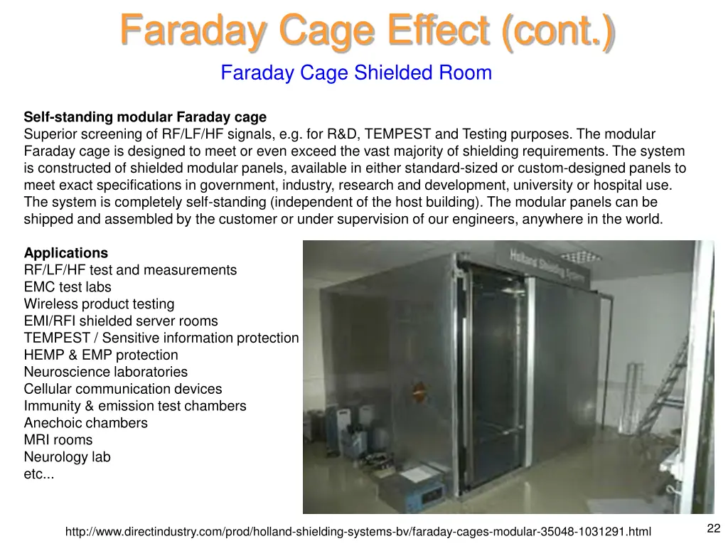 faraday cage effect cont 6