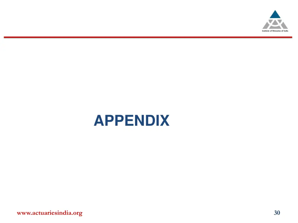 appendix