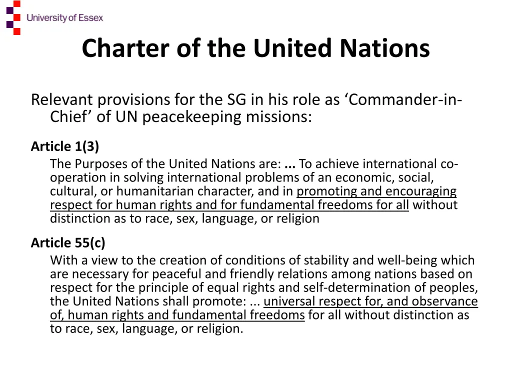 charter of the united nations