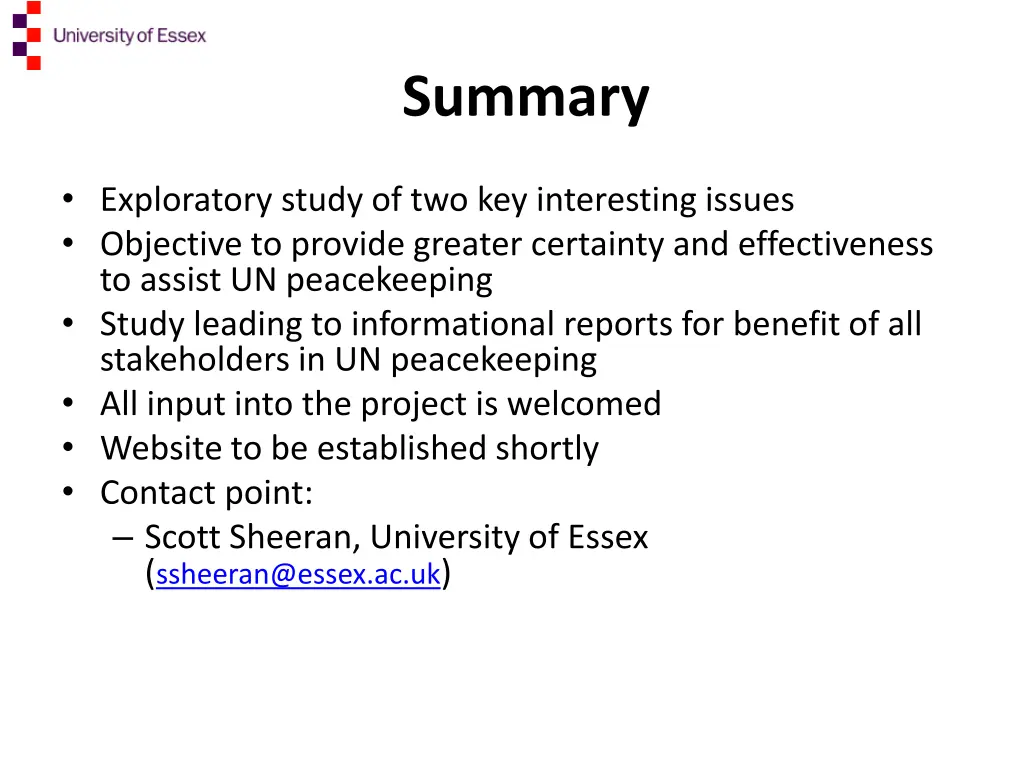 summary